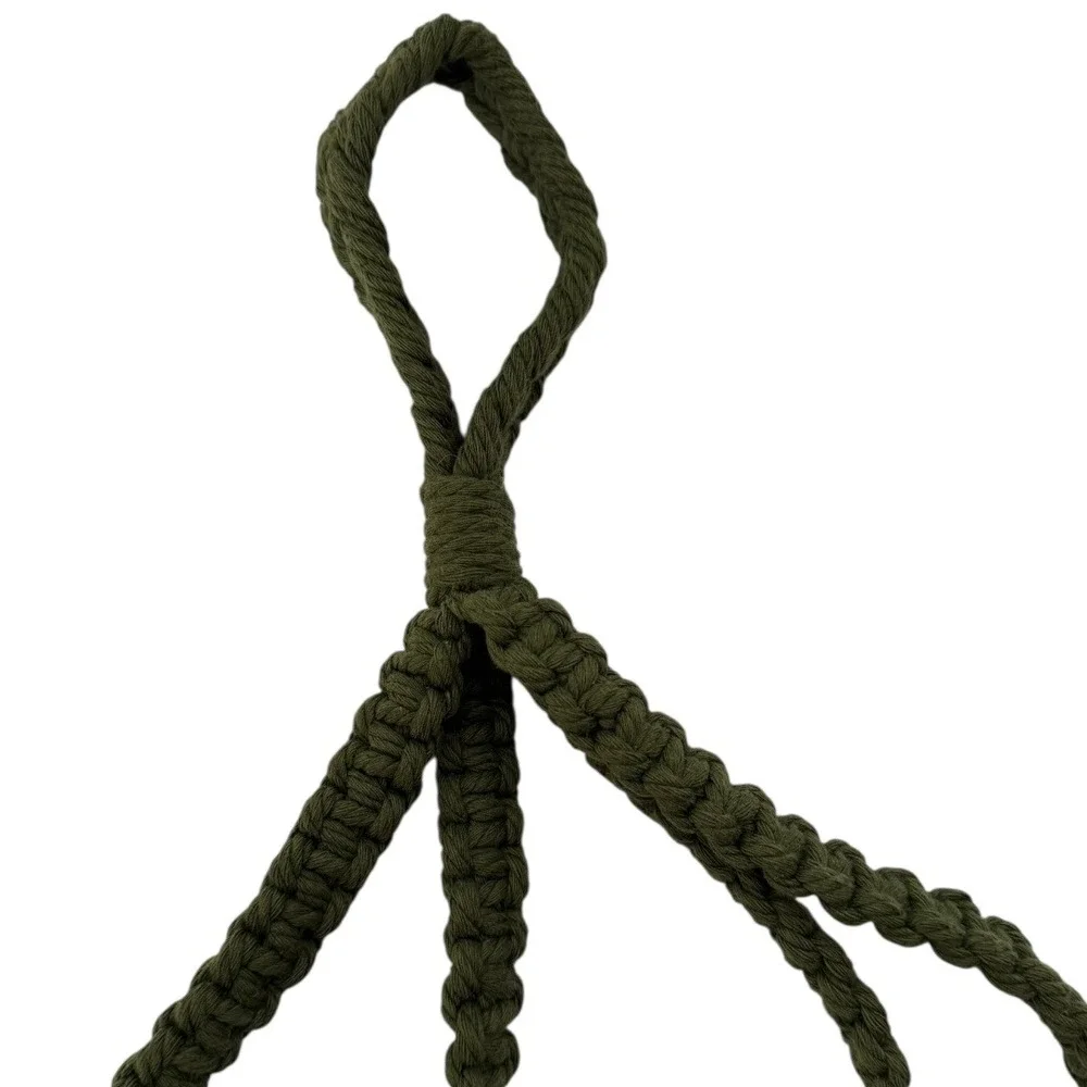 Macrame Plant‎ Hanger Indoor Outdoor Hanging Planter Basket Boho Decor 460